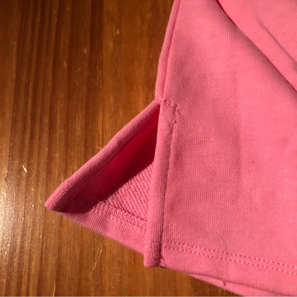 NWT Charter Club pink & gold heart buttons sweatshirt L - Picture 2 of 6